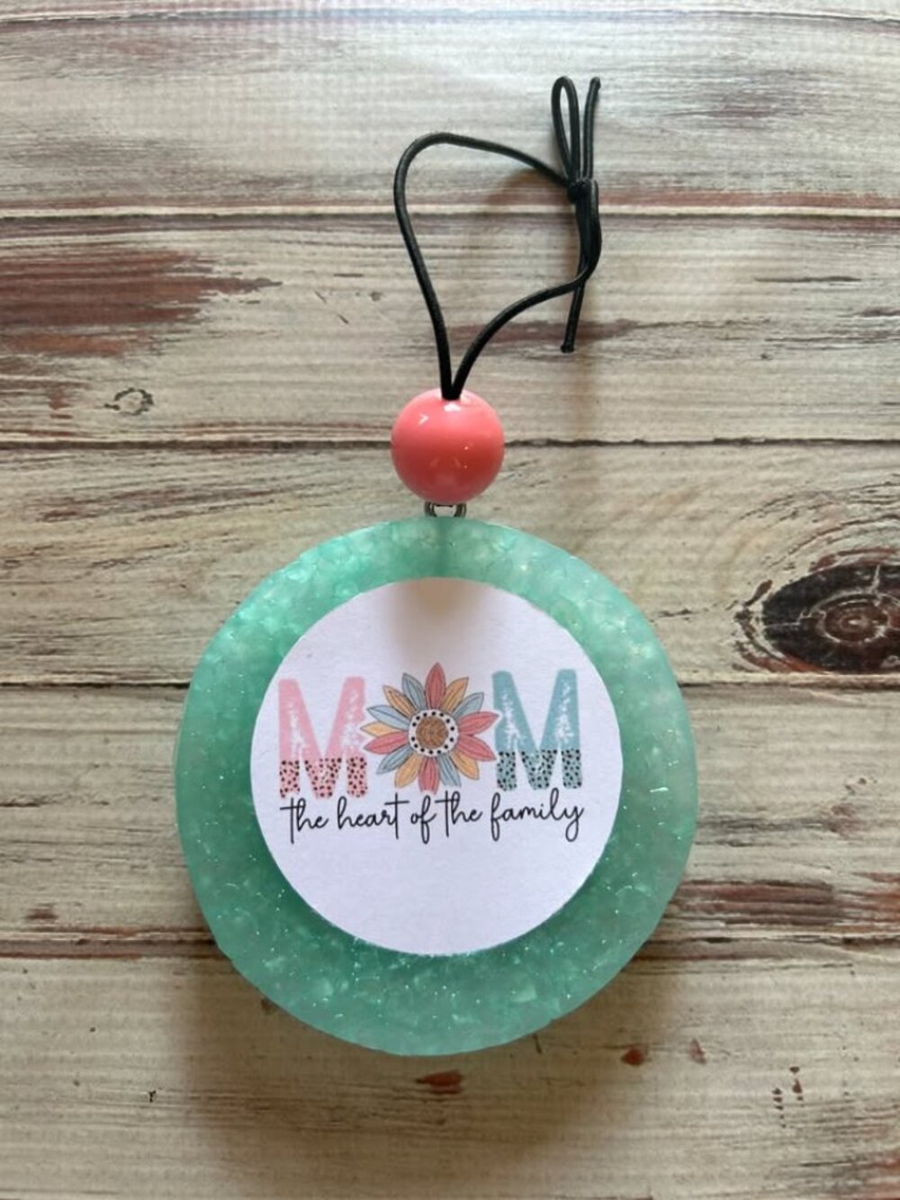 Mom The Heart Of The Family Car Freshie